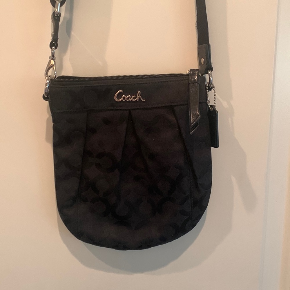 Black Coach crossbody